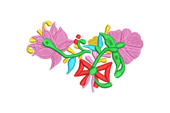 Colorful Flowers with Bow
