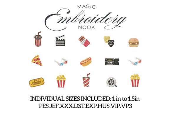 Mini Movie Night Bundle X 15 Designs