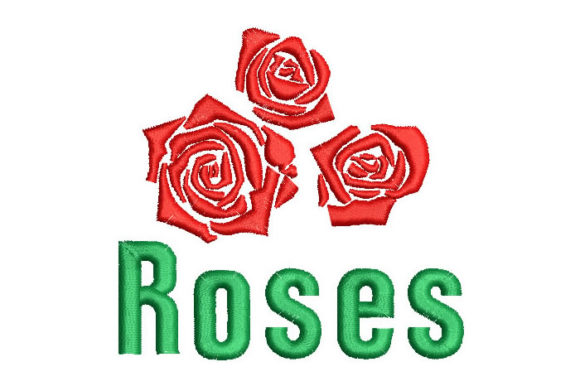 Roses: A Timeless Bouquets Embroidery Design
